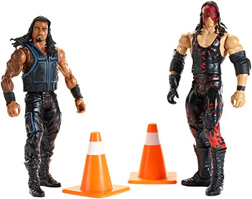 WWE Battle Pack Demon Kane and Roman Reigns Mattel Wrestling Figures New Sealed