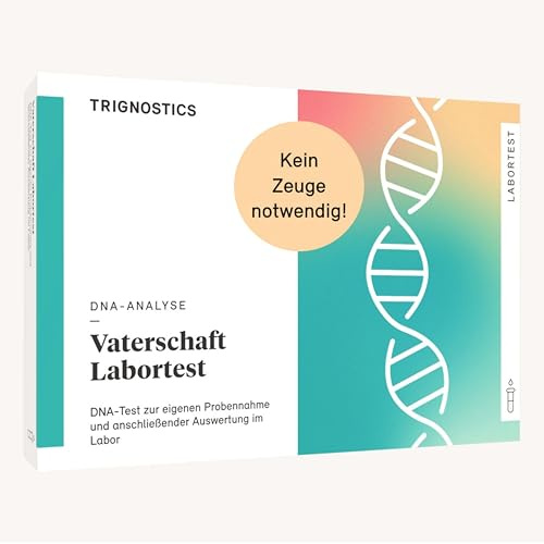 TRIGNOSTICS Vaterschaftstest Vater & Kind 2 Personen – DNA ohne Zeugen