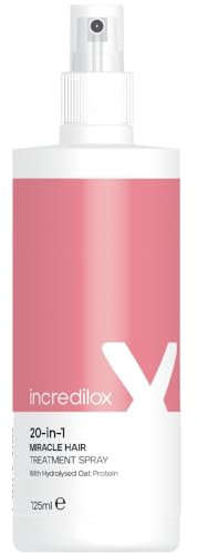Incredilox 20-in-1 Miracle Hair Treatment Spray 125ml – Leave-In Conditioner for Dry, Damaged Hair – Hydrates, Nourishes & Detangles – Multi-Benefit Formula – All Hair Types – Salon Quality (1 UNIT)