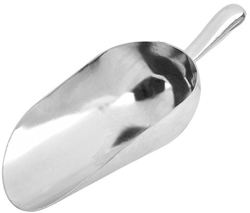 Aramox Pelle Inox Alimentaire Cuillère en Métal de Bonbons de Buffet de Nourriture de Glace D'alliage D'aluminium pour L'usage de Partie de Partie D'épiciers de Grain de Barre de Cuisine de Marchandis