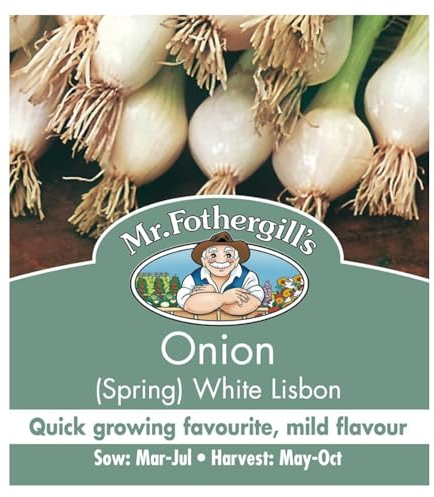 Mr Fothergill's 10890 Vegetable Seeds, Onion (Spring) White Lisbon