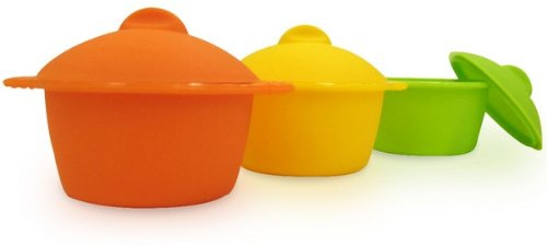 Yoko Lot de 6 Mini cocottes en Silicone