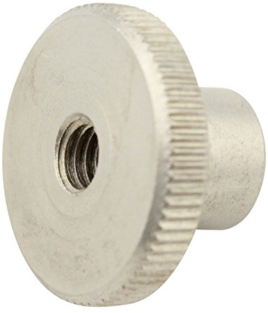 SC-Normteile | 10 Stück Rändelmuttern (hohe Form) | M3 | DIN 466 | Edelstahl A1 (VA) | SC466