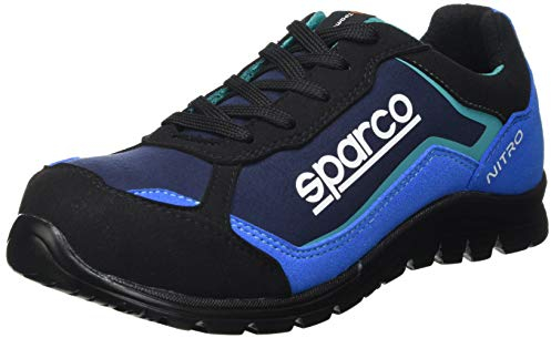 Sparco - Nitro Petter ESD S3L SR FO - Scarpe Antinfortunistiche Unisex Running - Calzature da Lavoro Idrorepellenti - Puntale Composito - Suola Antiscivolo - Traspiranti - EU 46