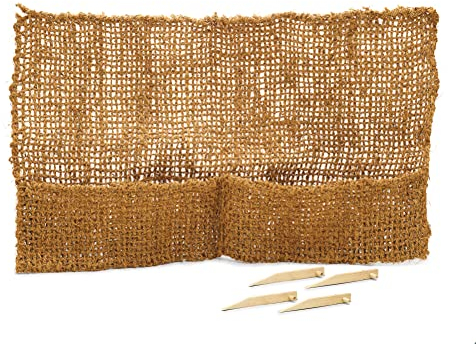 Oase 89622 Böschungstasche Kokos, Braun, 100 x 60 cm - Pflanztasche für Wasserpflanzen, Bepflanzung von Teich, für einen stabilen Halt im Gartenteich