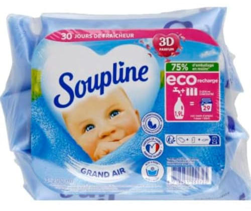 Soupline Soupline doses 3d grand air 3x200ml - Le paquet de 3x200ml
