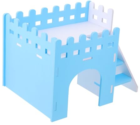 Angoily Entzückendes Hamsterversteck Doppelschichtiges Rattenhaus Zur Entspannung des Haustiers