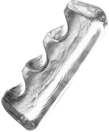 FUNOMOCYA Soporte de Vidrio para Palillos, Accesorio de Té, Diseño Simple y Elegante, Alta Transparencia y Brillo Radiante para Mesa de Comedor