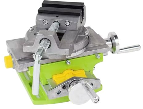 Drill Milling Machine | Drill Press Vise for Wood | Heavy Duty Drilling Machine for Woodworking | Metal Milling Bench Clamp | Heavy Duty Crosses Slide Woodworking Clamp | Press for Table