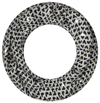 Majea Loop Schal Damen Schlauchschal Halstuch schmaler Loopschal (880052) (schwarz 12)