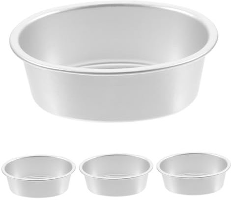 LIGIGWASH 4pcs Aluminum Alloy Cheesecake Mould Baking Moulds Pan Cake Pans Cheesecake for Baking