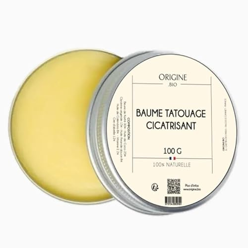 Baume Tatouage Cicatrisant 100% naturel - 100 Grammes - Origine.bio - Après Tatouage