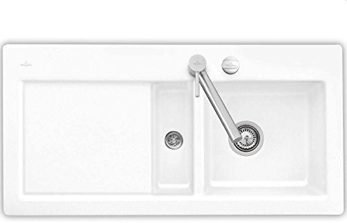 Villeroy & Boch Subway 60 Flat - 6712 2F R1 Weiß (alpin) Keramik Spüle Spültisch