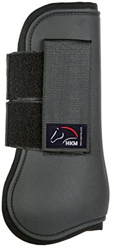 HKM HKM Premium Protectores Negro/Negro Pony