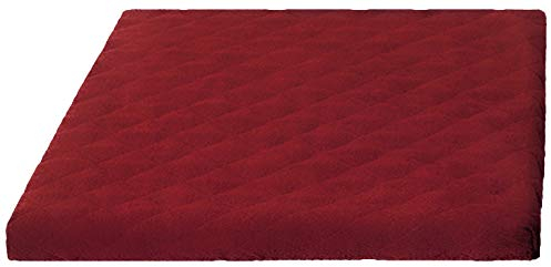 Brandsseller Housse de Protection 60 x 60 cm pour Lave-Linge et Sèche-Linge – Couvre-Machine avec Élastique – Cache rembourré - Rouge