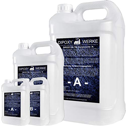 15kg Resina epossidica bicomponente pavimento esterno interno pittura esterni vetroresina garage vernice epossidico autolivellante transparente adesivo