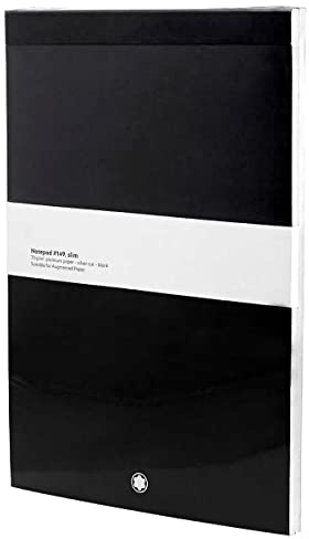 Montblanc Fine Stationery Notizbuch #149 für Augmented Paper +, Schmal Schwarz, Unliniert, 125316
