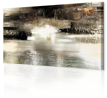 decomonkey Wandbilder Abstrakt 135x45 cm 1 Teilig Leinwandbilder Kunstdruck | Strukturleinwand, Holzkeilrahmen, Bild auf Leinwand, Wanddeko, Wohnzimmer, Wanddekoration, Modern