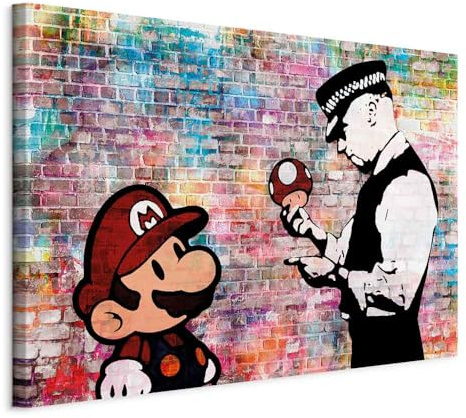 murando - Akustikbild Schalldämmung Street Art, Schallschutz, Wohnzimmer | Verbessert Raumakustik, reduziert Hall, ideal fürs Büro oder Wohnzimmer, hochwertige Verarbeitung, schnelle Montage, stilvoll