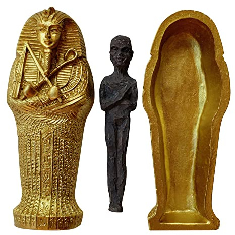 Dirfuny tumba momia, estatua decorativa, momia egipcia antigua, figura coleccionable escritorio, momia, decoración del hogar