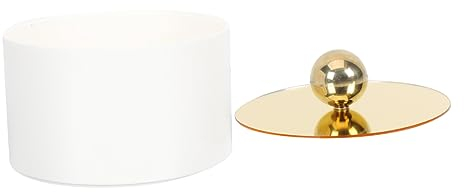 Holibanna 1pieza Caja De Almacenamiento De Joyas Tapa De Organizador De Anillos y Pendientes Estilo Nórdico Diseño Práctico y Elegante Para Decoración De Hogar y Uso Personal