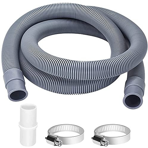 GRARRO Drain Hose Extension for Washing Machines,2M Drain Hose Universal Washing Machine Hose,Drain Hose Dishwasher Extension