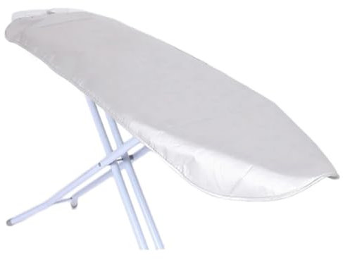 Housse Table à Repasser Housse de planche à repasser rembourrée universelle, revêtement argenté, 4mm, 140x50 cm/ 55x19,68 pouces, réfléchissant la chaleur lourde, résistante aux brûlures, 1 pièce