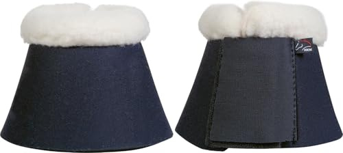 HKM Comfort Softopren mit Polsterung Hufglocken, Schwarz, Vollblut