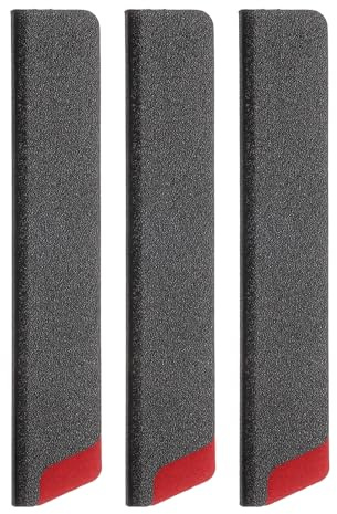 sourcing map 3Pcs Knives Edge Guard, 5.5x1 ABS Knife Cover Sleeves Blade Protector Universal Knife Sheath for Home Kitchen
