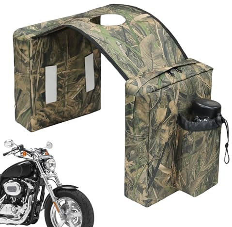 Sacs de selle de moto tout-terrain – Sac latéral de moto, sangles réglables, sacoches étanches accessoires de rangement pour trail, course, camping, trajets en voiture, excursion