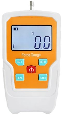 Misuratore di forza digitale 3N-500N, dinamometro push-pull ad alta precisione, strumenti di misura della forza for il controllo qualità e le prove sui materiali Misurazione multi-unità(30N)