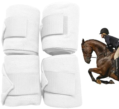 Venda Autoadhesiva - 4-Pieces Cinta Para Heridas Para Mascotas | Cohesivas Cinta Banda Auto Adherentes | Vendaje Protector De 98 Pulgadas | Accesorios Ecuestres Delanteros Para Daños en Tendones, por