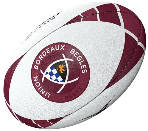Gilbert Ballon de Rugby UBB Bordeaux - Collection Officielle Union Bordeaux BEGLES
