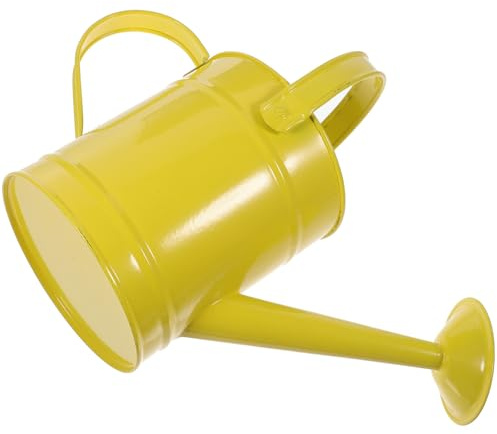 Toddmomy Regadera de Jardín Metálica de 1.5L Mango Ergonómico para Riego Preciso de Plantas Interiores y Exteriores, Herramienta Resistente para Jardinería en Casa