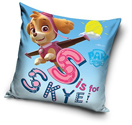 Paw Patrol KISSENBEZUG Kissenhülle für Jungen & Mädchen (Hellblau)