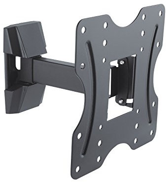 PureMounts FM10-200 Wandhalterung für TV Geräte mit 58-107cm (23-42), VESA: 200x200, neigbar: 3°/-10°, schwenkbar: +/-90°, Wandabstand: 56-205mm, Traglast max: 30kg, schwarz