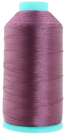 Mandala Crafts Size 46 210D T45 Bonded Nylon Thread - Mauve 2843 YDs Tex 45 Heavy Duty Sewing Threads for Leather, Jeans, Weaving, Outdoor Marine Upholstery