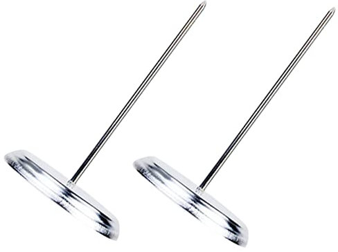 FOYTOKI 2piezas Pinchos Para Recibos De Restaurante De Billetes De Metal Soporte Para Notas Porta Recibos Para Oficina y Cocina