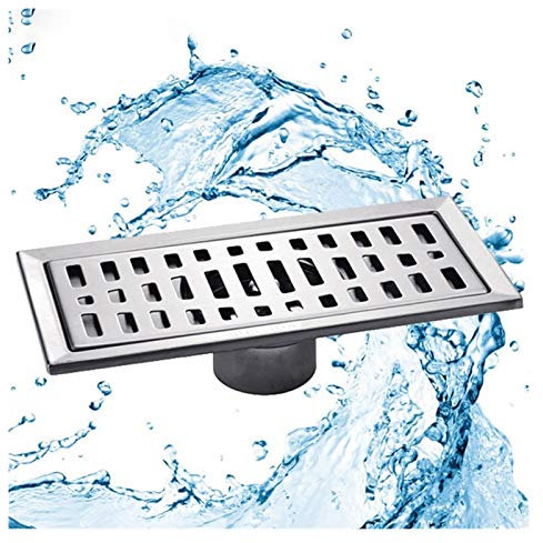CSSHNL Large-Verkehr Edelstahl-Badezimmer-Dusche-Platz Bodenablauf Abflusssieb für die Dusche