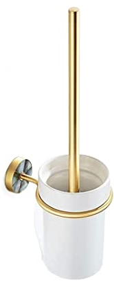 Brosse Toilettes Wc Balayette Wc Porte-brosse De Toilette Mural Sans Poinçon, Brosse De Toilette Et Support, Ensemble De Brosse De Toilette Créatif Pour Toilette De Salle De Bain Brosses Wc Et Support
