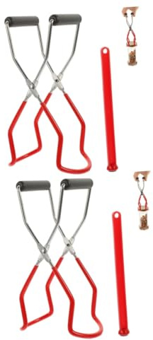 Garneck 2sets Canning Supplies Jar Opener for Arthritis Hands Multi-Functional Canning Tools Kit Lid Lifter Bubble Remover