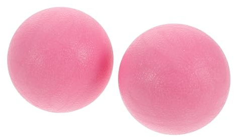 Yardwe 2stücke Gymnastikball Erdnussball Tiefengewebemassagegerät Tragbar Für Muskelentspannung Nackenmassage Coreball Therapieball Körpermassageball Trainingsball Aus Weichem Tpe-materia
