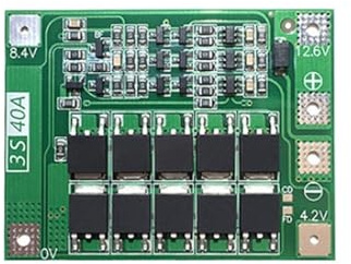 BMS styrelse, 3S 40A BMS 18650 21700 26650 Litiumbatteri Standardskyddad bräda 10,8V 12,6V for skruvmejselborr- och strålkastaranvändning,BMS skyddsnämnd