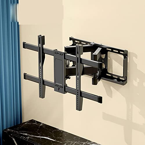 FHSLKXIM Tv-Wandhalterung, Schwenkbar Und Neigbar, Mit Doppelgelenkarmen, Für Die Meisten 45-75-Zoll-Flachbildfernseher, 600 X 400 Mm, 100 Pfund