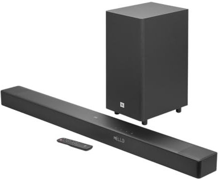 JBL Cinema SB595 3.1.2 Channel Soundbar with True Dolby Atmos, Black | Wireless Subwoofer, 440W Power, HDMI eARC, Bluetooth Streaming, Centre Channel for Clear Dialogue, Home Theatre Audio System