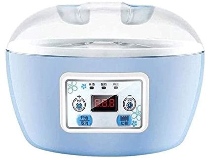 HMTE Yogurt Maker, eléctrico 1.5 Quart Frozen Yogurt Ice Cream Maker, hogar pequeño automático multifunción fácil de operar,B