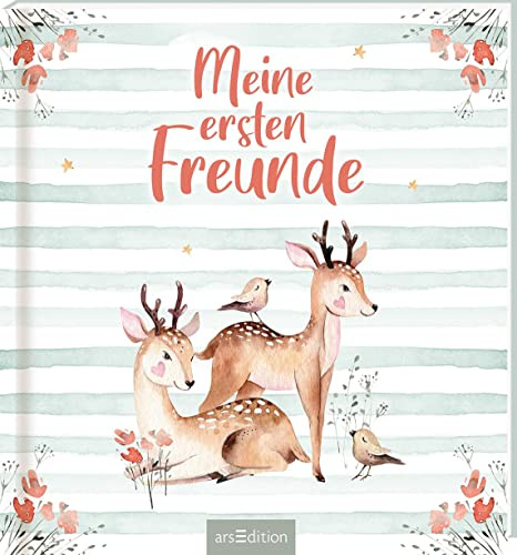 Meine ersten Freunde – Waldtiere (Aquarell-Optik): Freundebuch für Kita, Krippe, Kindergarten, für Jungen und Mädchen ab 2 Jahren (Meine ersten Freunde – Aquarelloptik)