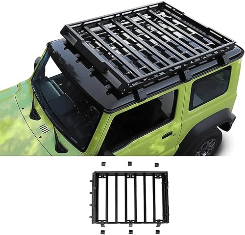 2 Stück Auto-Querträger-Dachträger für Suzuki Jimny 2019 2020, Aluminium DachgepäCkträGer Hochstabile Koffer BüGel Transport Schutz ZubehöR