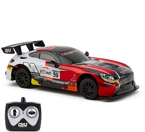 CMJ RC Cars Road Rebel Redline Racer: Premiere 1:24 Scale Remote-Controlled Toy Car, Unleash the Excitement of Racing for Kids & Hobbyists