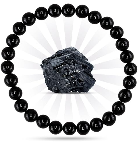 PURAJA Edelstein Armband aus echtem Naturstein | 6mm Kugelarmband aus hochwertigen Mineralien